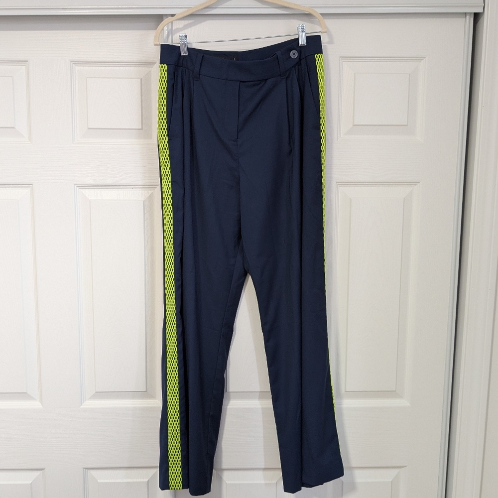 Wildfang Empower Colorblock Wide Leg Trousers Size 12